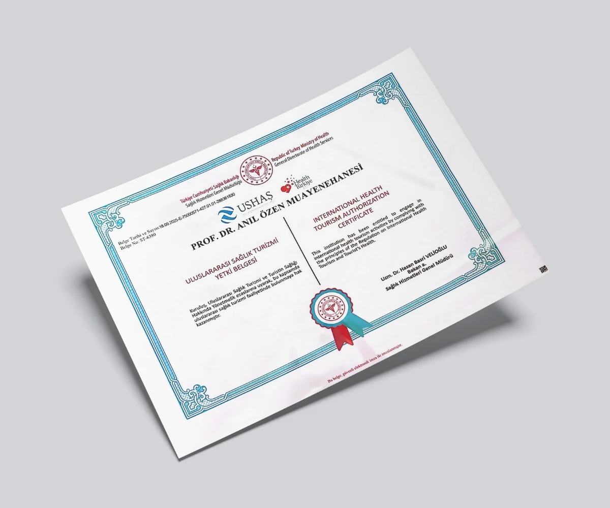 anil ozen saglik turizm belgesi